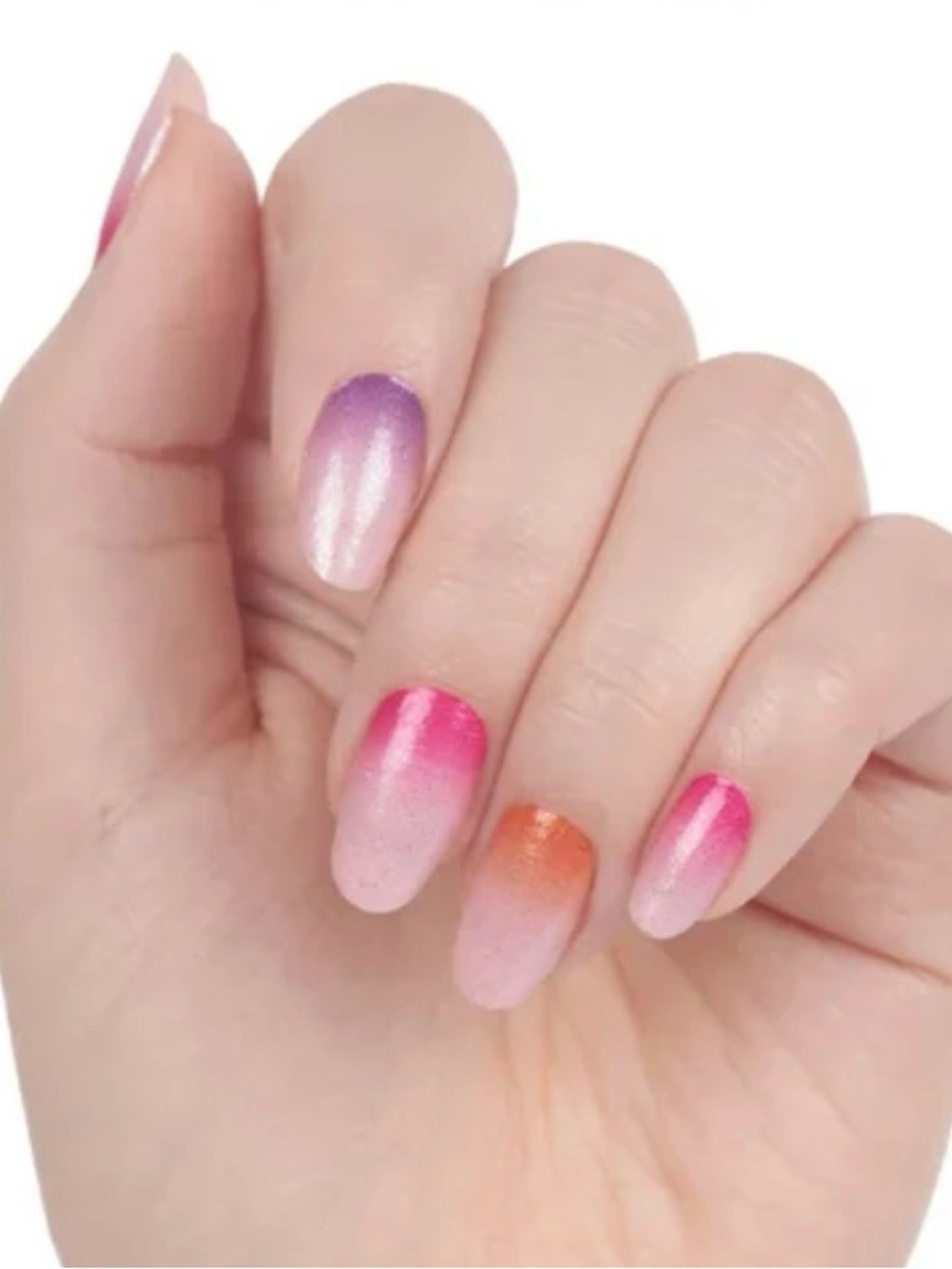 Color Street To The Max 100% Pure Nail Polish *RETIRED* Pink Ombré Glitter